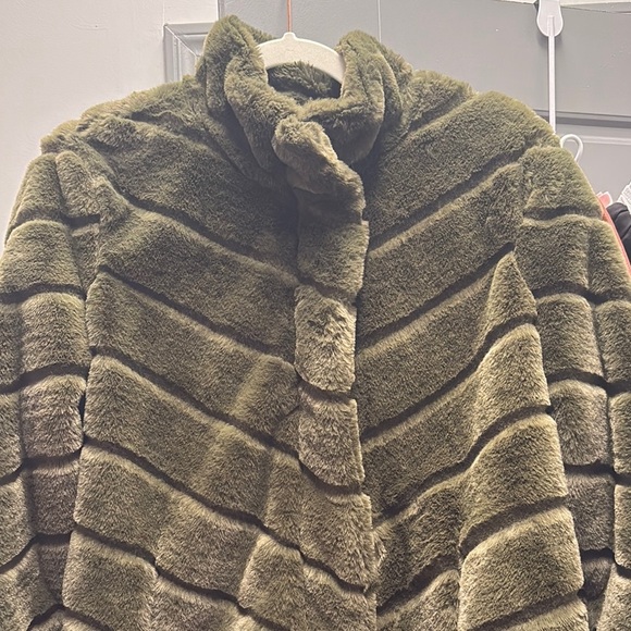 Ci Sono Green Teddy Jacket Quilted Insulated outerwear collection nwot - Picture 3 of 10